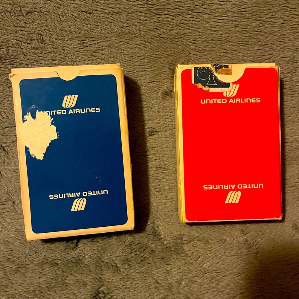 Vintage United Airlines deck cards
